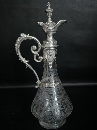 Antik karaffe silber krug - antik,