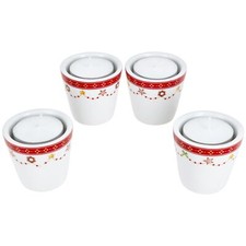 4x Teelichthalter