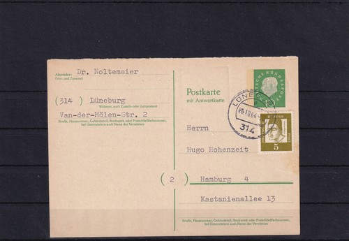 Aa953 brd ganzsache p45 f - aa953), ii