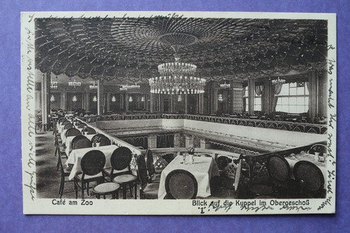 Berlin 1927 cafe am zoo - ak,
