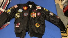 Fliegerjacke Top Gun "Hornet" schwarz,  Fliegerjacke, Military,   Größe Large