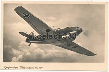 Foto Ansichtskarte Postkarte Luftwaffe Messerschmitt Bf 109 Flugzeug Feldpost