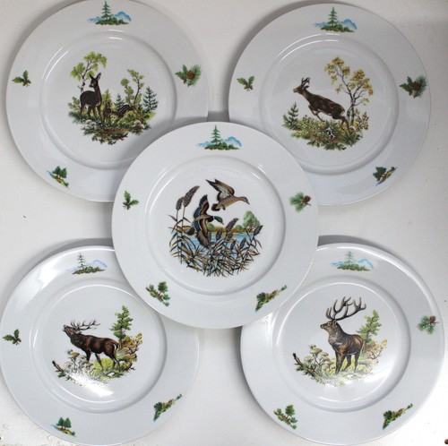 Teller mit jagdmotiv hirsch - jagdmotiv,