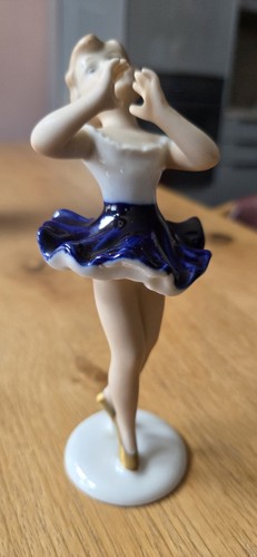Porzellan figur ballerina - porzellan,
