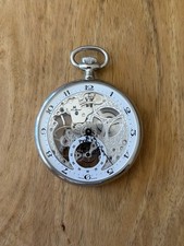 Jean Marcel skelettierte Taschenuhr Skeleton 73090825 Open Face