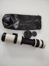 Teleskopobjektiv weiß