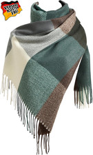 Damen Winter Schal Tartan