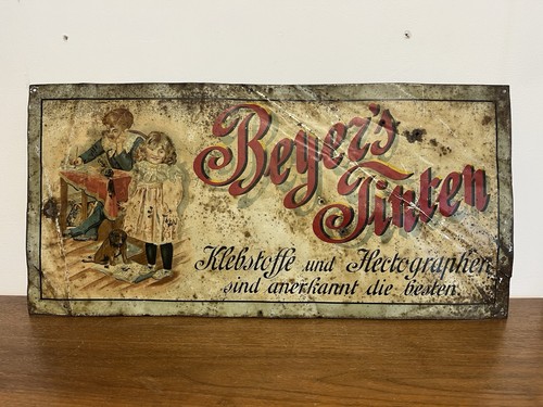 Original blechschild 1910 - blechschild, ~1910