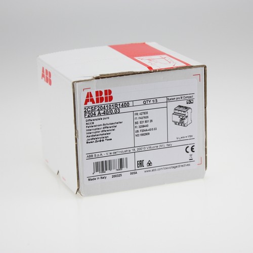 Abb f204a 03 - abb, f204a-40/0,03