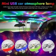 2 x USB Mini RGB LED Disco