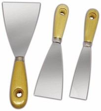 Spachtel Set 3-Set Malerspachtel - Maler - Werkzeug - Stielspachtel  *NEU*