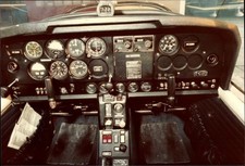 Foto Blick in ein Cockpit