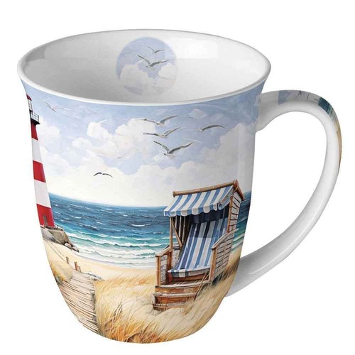 Tasse porzellantasse beach - tasse,,