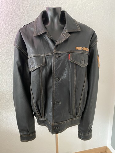 Harley davidson lederjacke - davidson,