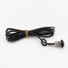 Micro Drucktaster Mini Schalter Schwarz Druckknopf Lenker Einbau 2 Kabel