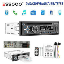 Autoradio Mit CD DVD Player MP3 USB AUX Bluetooth FM Eingang Radio Single 1 DIN