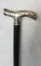 Spazierstock   Silber Griff