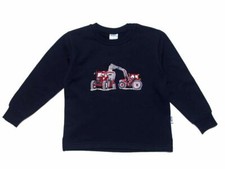 Zintgraf Junge Sweatshirt Stickerei rotes Gespann blau