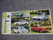 Skoda 105 120 Motokov Prospekt Brochure Deutsch German selten rare