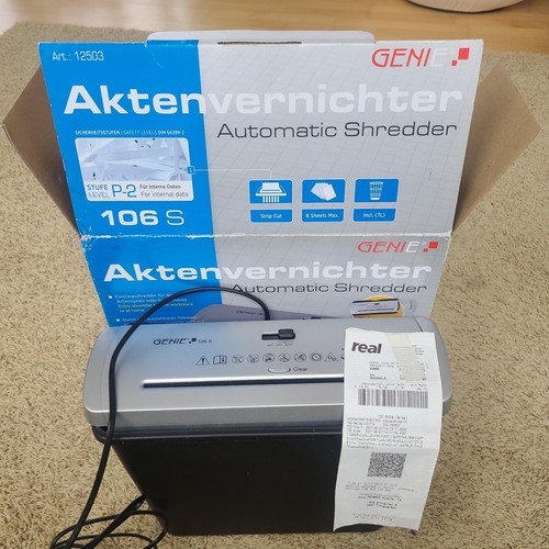 Genie 106 aktenvernichter - s,