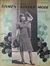 altes Modeheft von 1939 mit