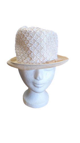 Damenhut creme strohhut mit - strohhut,