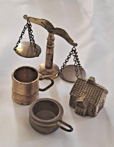Vintage miniatur messing - 14,