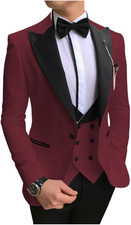 Herren Anzug Elegant Schwarz