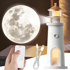 Leuchtturm Deko mit Licht LED Leuchtturm Lampe Projektion Leuchtturm Lampe Kinde