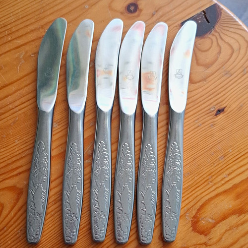 Rostfrei tafelmesser - 6x,
