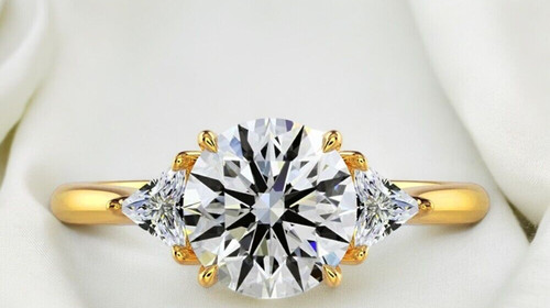 Verlobungsring 14k gelbgold - 14k,