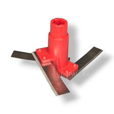 TUPPERWARE ERSATZTEIL SCHNEID-EINSATZ FÜR D150 QUICK-CHEF 3 ROT