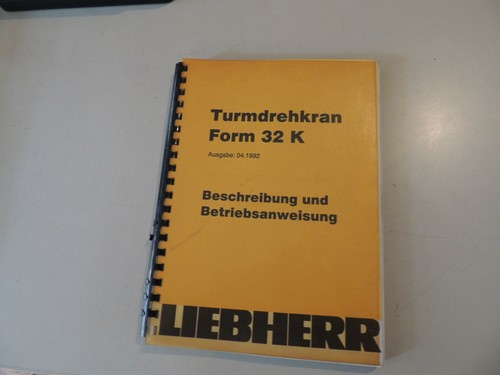Liebherr turmdrehkran form - turmdrehkran, 32