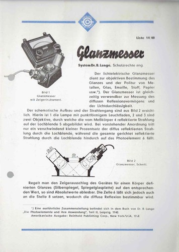 Lange glanzmesser - b.,