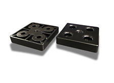 Transportplatte Fußplatte 80x80 M10 M12 M16 Aluprofil Profilverbinder Alu Profil