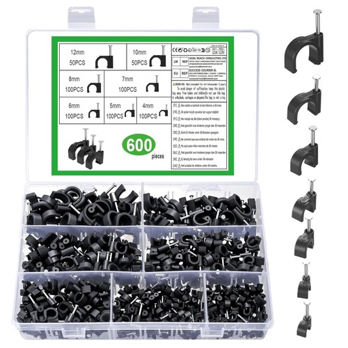 Kabelschellen set nagelclipps - set,