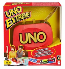 Mattel Games UNO Extreme Kartenspiel für Die Familie mit Kartenwerfer NEU OVP