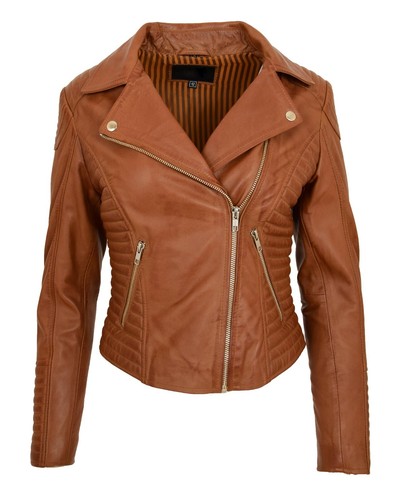 Damen designer leder biker - damen,