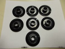 Zahnradscheibe, aus Kunststoff,  Durchmesser ca. 2 cm, 7 Stück, #K-37-15