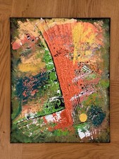 Acrylbild 50x40cm abstrakte - acrylbild,