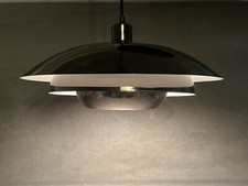Denmark Copenhagen Ufo Design Leuchte Chrom Pendel Lampe Deckenlampe #1124