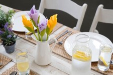 Serviettenhalter "Bloom" Tischdeko Floral Blumen Dekoidee Serviettendeko Design