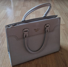 David Jones Handtasche hellgrau ca.33x25cm (32)