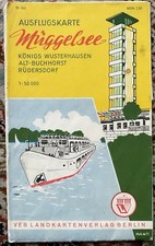 DDR Wanderkarte MÜGGELSEE 5
