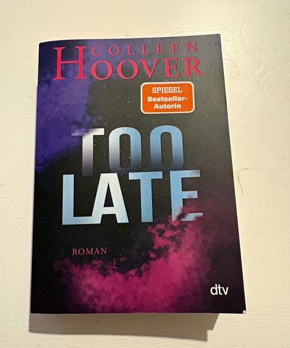 Colleen hoover too late - colleen,