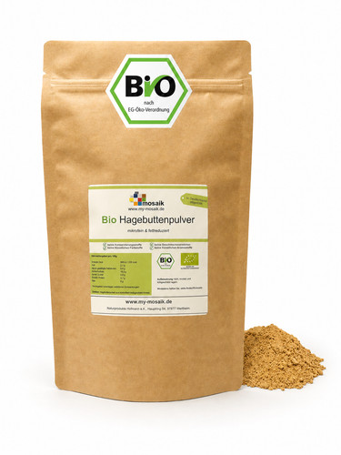 Bio hagebuttenpulver 500g - hagebuttenpulver,