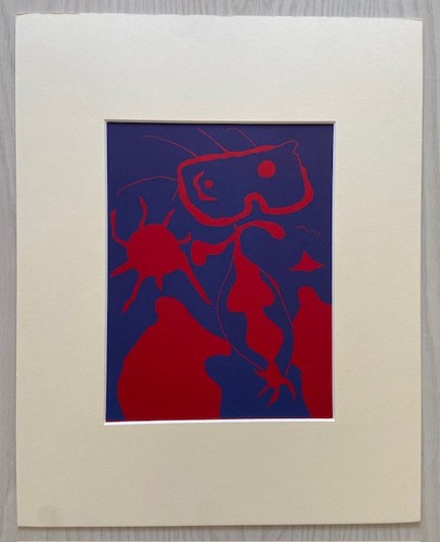 Joan miro orig linolschnitt - joan, orig.-linolschnitt