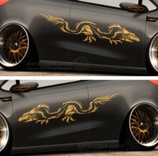 2x Drache Japan 150cm B78 Seitenaufkleber Autoaufkleber Tuning Folie Tribal jdm