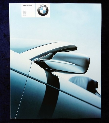 Bmw 3er e46 cabrio - cabrio, prospekt