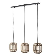 Bambus Hängelampe Deckenleuchte Boho Natur